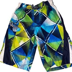 Zero Exposure Youth Boy Swim Trunks Swim Shorts Swimwear Size Medium 10/12
